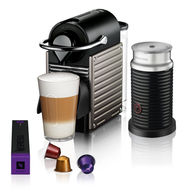 Nespresso Pixie Espresso Machine Bundle by Breville Wayfair